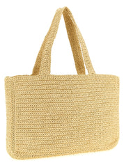 White Viscose Tote Bag