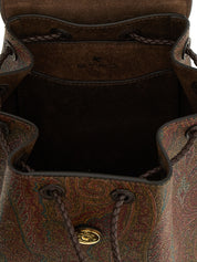 Multicolor Cotton Backpack