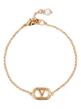 Valentino Garavani Gold Stainless Steel Bracelet