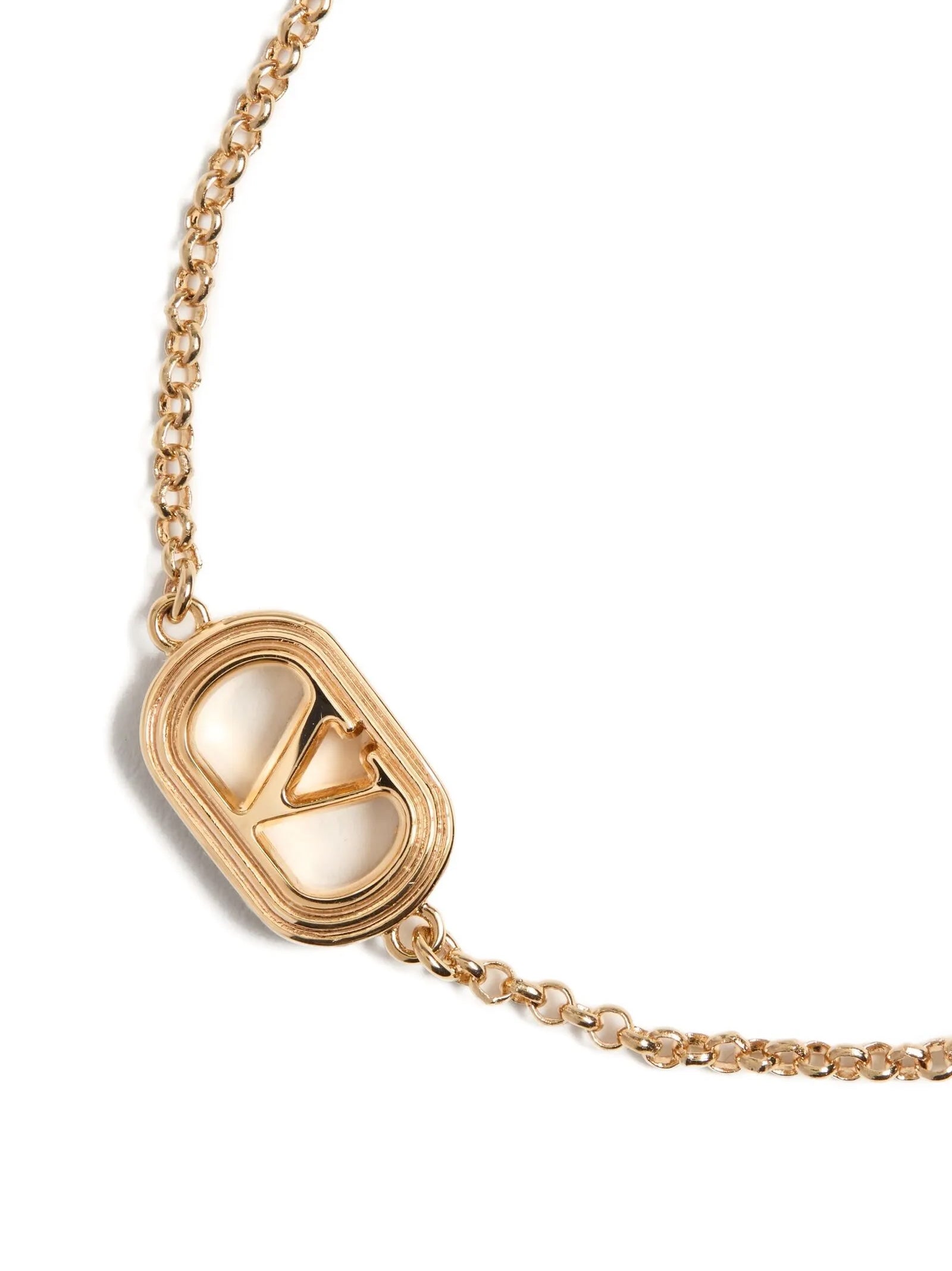 Valentino Garavani Gold Stainless Steel Bracelet