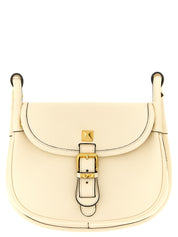 White Calfskin Shoulder Bag