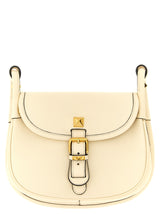 White Calfskin Shoulder Bag