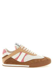 Multicolor Polyester Athletic Sneakers