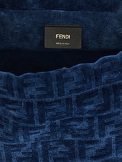 Blue Cotton Backpack