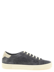 Brunello Cucinelli Gray Calfskin Sneakers
