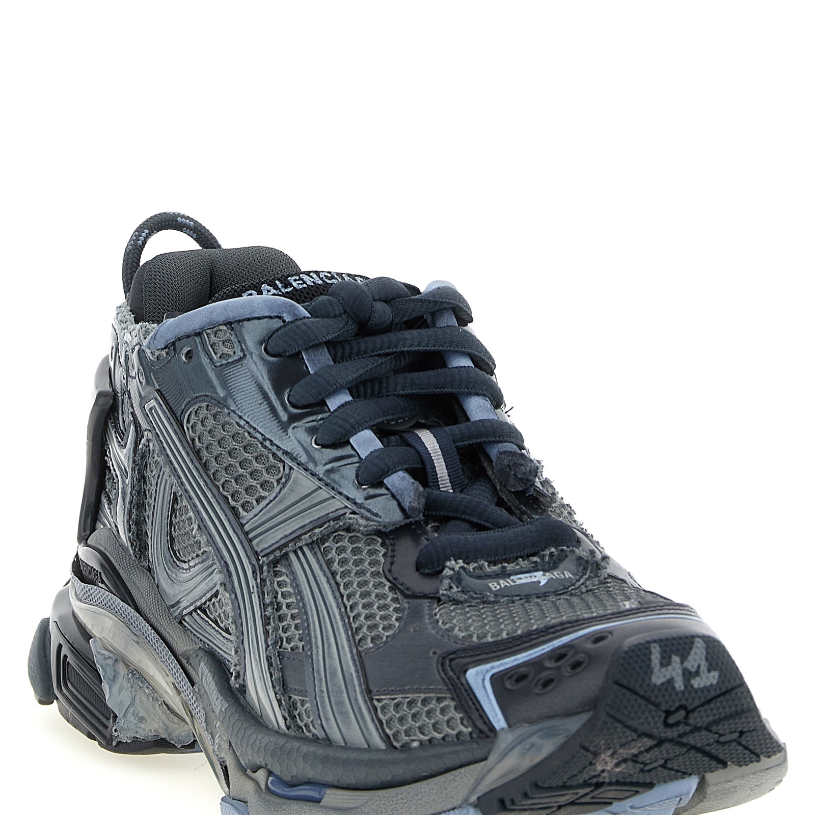 Balenciaga Gray Polyethylene Athletic Sneakers Balenciaga