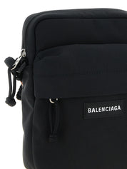Black Polyamide Crossbody Bag