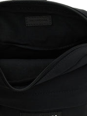 Black Polyamide Crossbody Bag