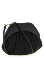 Black Viscose Clutch Bag