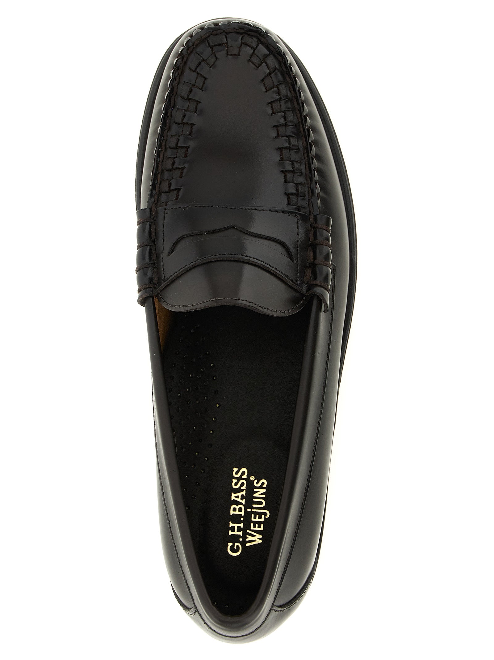 Brown Cowhide Slip-On Loafers