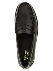 Brown Cowhide Slip-On Loafers