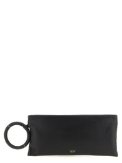 Black Lambskin Clutch Bag