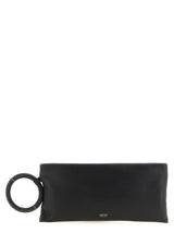 Black Lambskin Clutch Bag