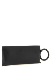 Black Lambskin Clutch Bag