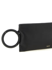 Black Lambskin Clutch Bag
