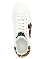 Brown Calfskin Low Top Sneakers