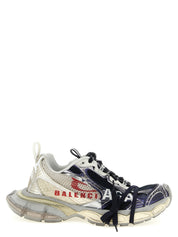 Multicolor Polyethylene Athletic Sneakers