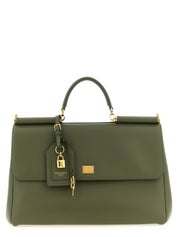 Bicolor Calfskin Handbag