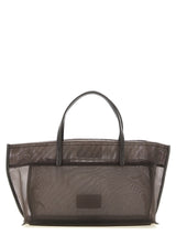 Brown Polyamide Tote Bag