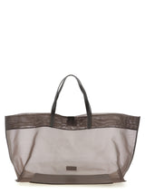 Brown Polyamide Tote Bag