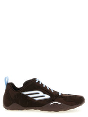 Balenciaga Brown Polyester Athletic Sneakers