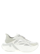 Gray Calfskin Athletic Sneakers