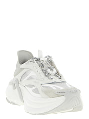 Gray Calfskin Athletic Sneakers