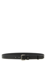 Black Calfskin Regular Belt