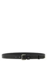 Black Calfskin Regular Belt