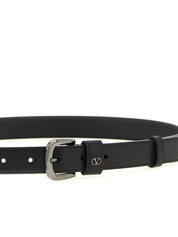Black Calfskin Regular Belt