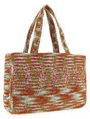 Multicolor Viscose Tote Bag
