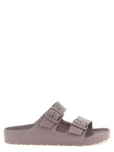 Purple Synthetic Flat Sandals