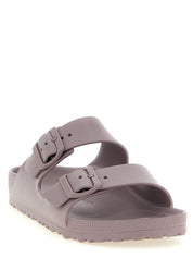 Purple Synthetic Flat Sandals