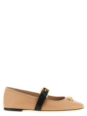 Multicolor Lamb Leather Ballet Flats