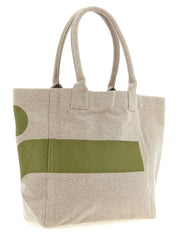 Bicolor Cotton Tote Bag