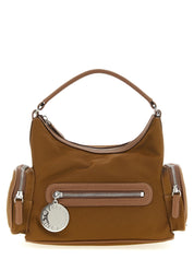 Brown Polyamide Crossbody Bag