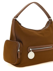 Brown Polyamide Shoulder Bag
