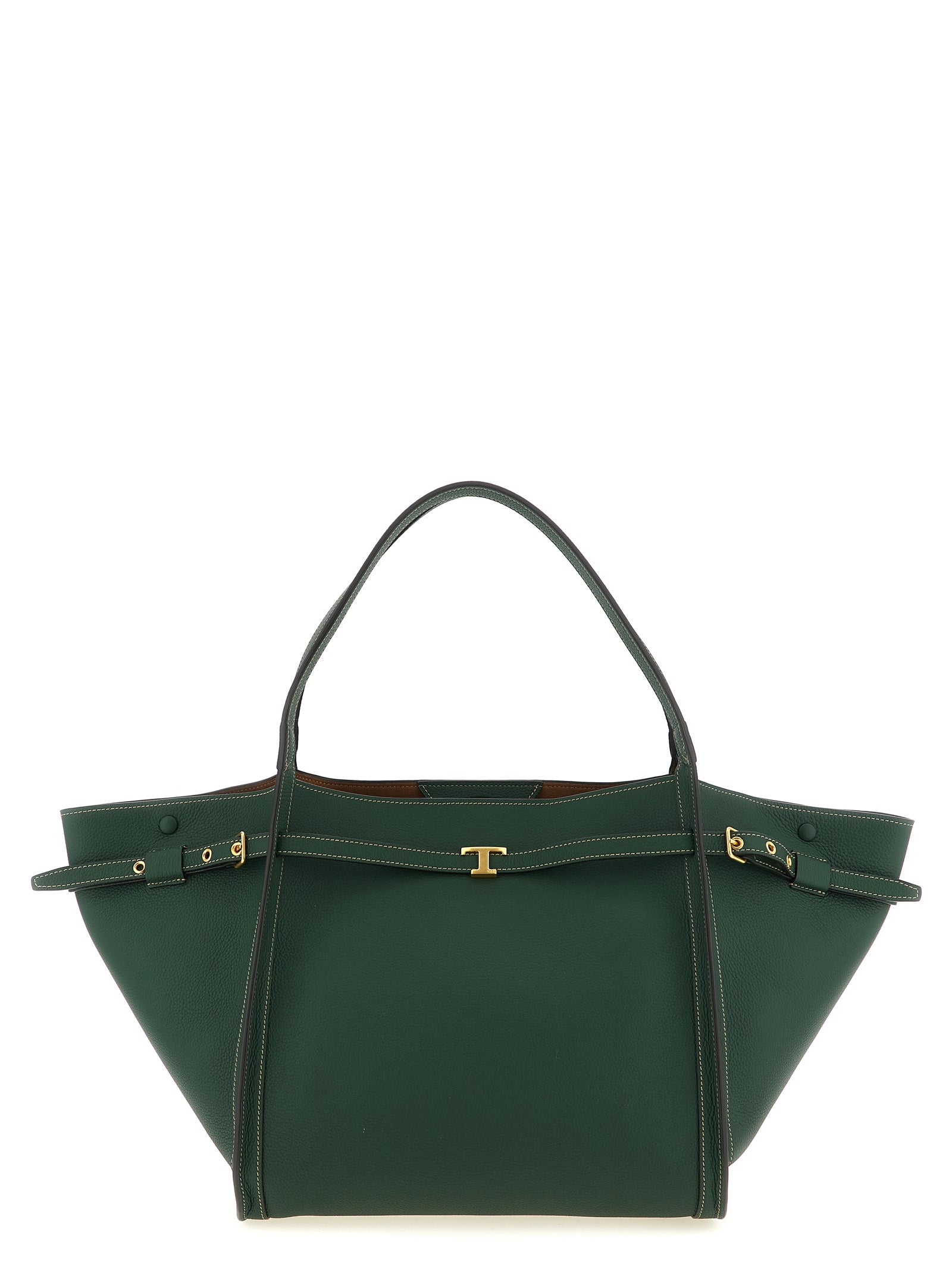 Bicolor Calfskin Tote Bag