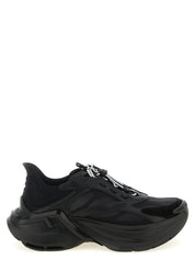 Black Calfskin Athletic Sneakers