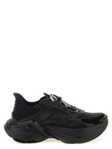 Black Calfskin Athletic Sneakers