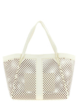 White Leather Tote Bag