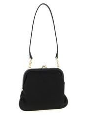 Black Viscose Clutch Bag