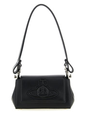 Black Polyethylene Shoulder Bag