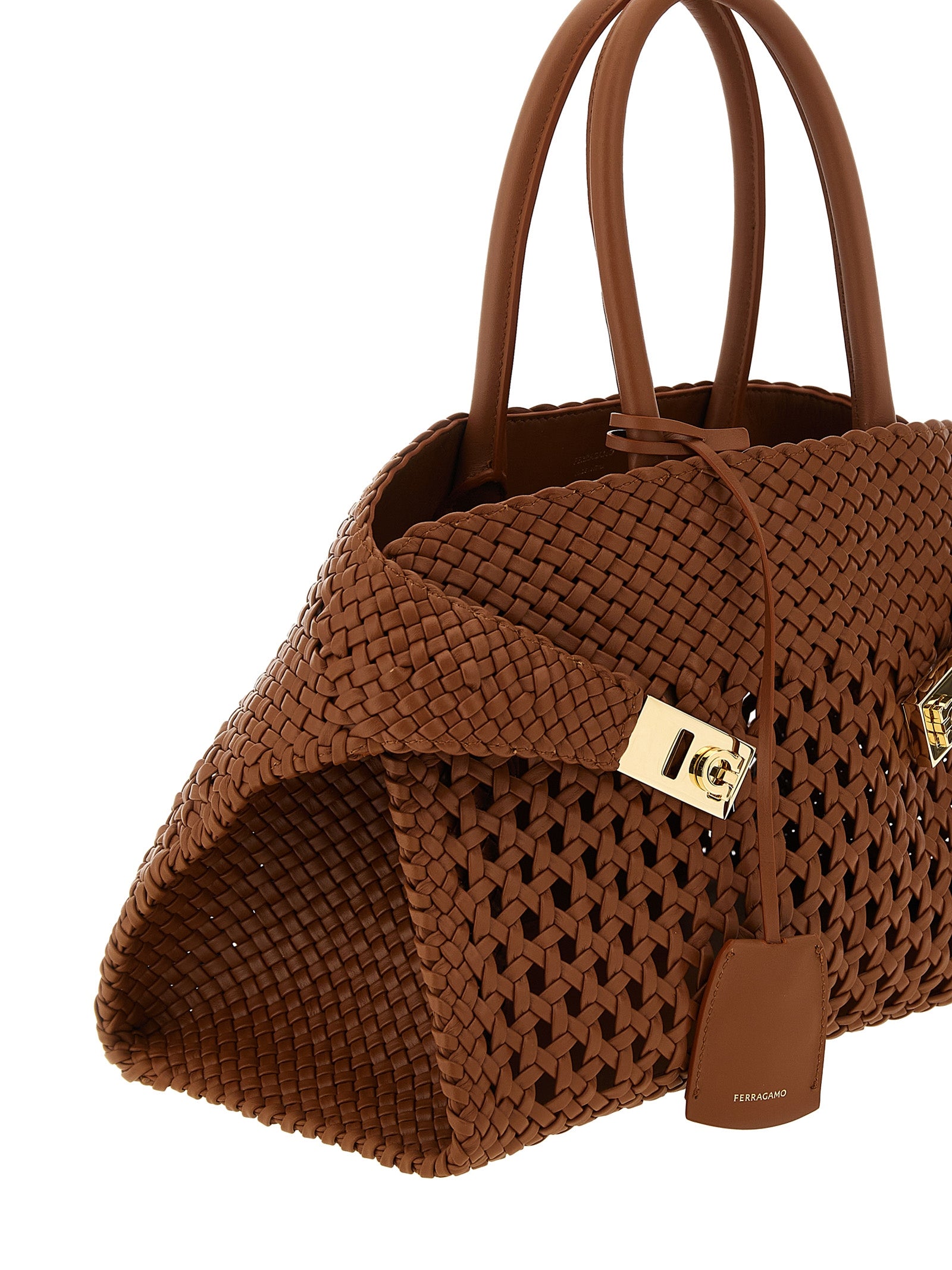 Brown Calfskin Handbag