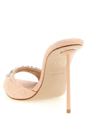 Multicolor Polyamide Stiletto Heel Sandals