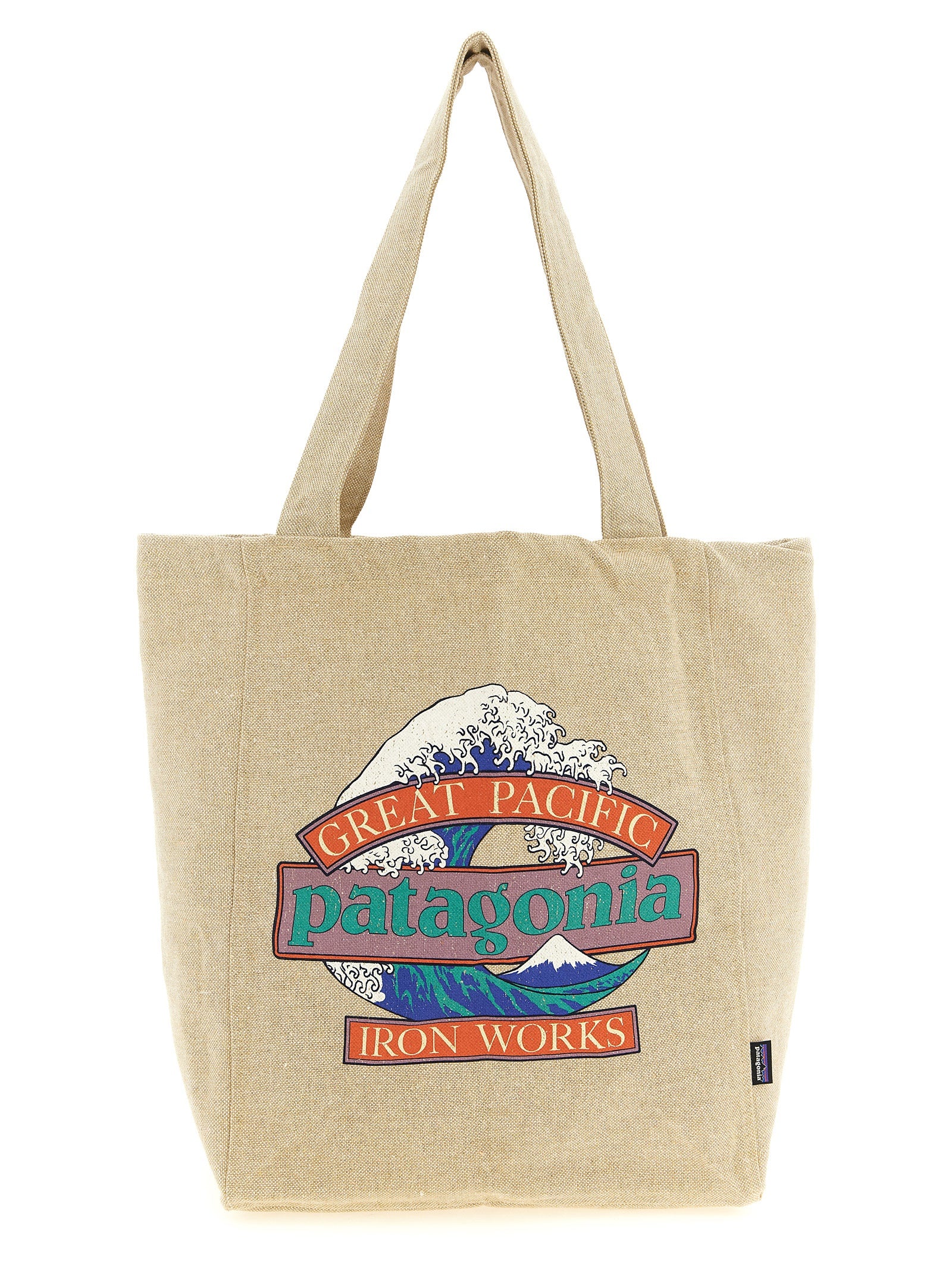 Beige Cotton Tote Bag