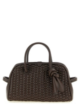 Brown Cotton Handbag