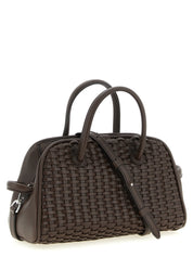 Brown Cotton Handbag
