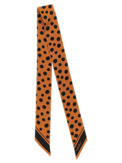 Brown Silk Foulard
