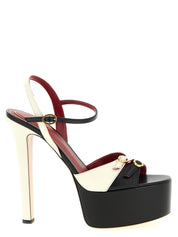 Valentino Garavani Bicolor Calfskin Stiletto Heel Sandals